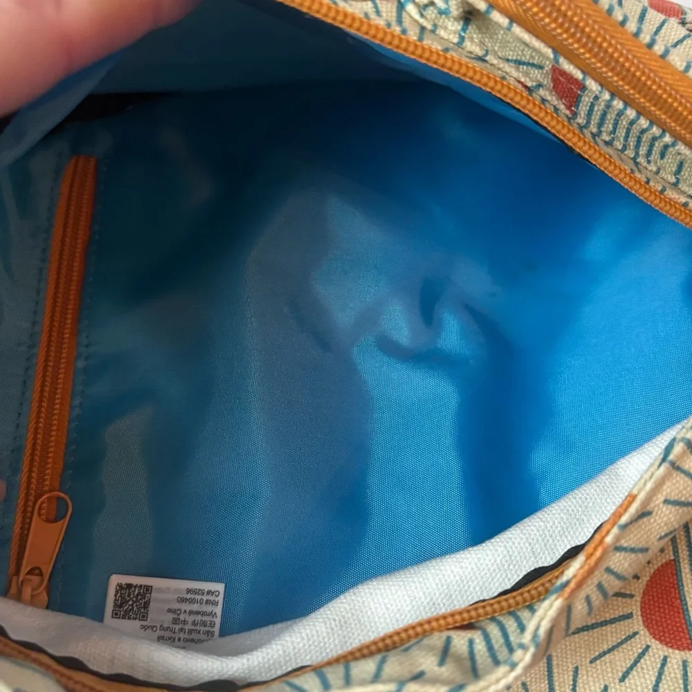 Kavu Mini Rope Sling Bag Sunsets Forever Print Unisex Shoulder Canvas - Picture 5 of 8